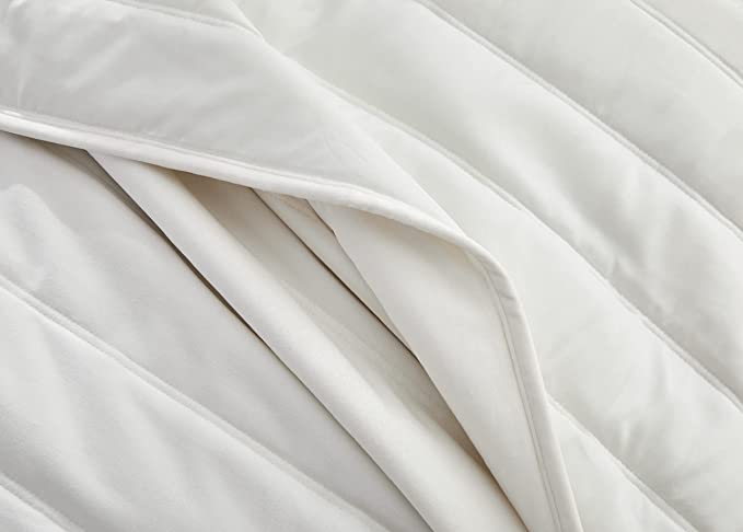 Tahari Home King Quilt, Ultra-Soft Quilted Velvet Bedding, FOB KS