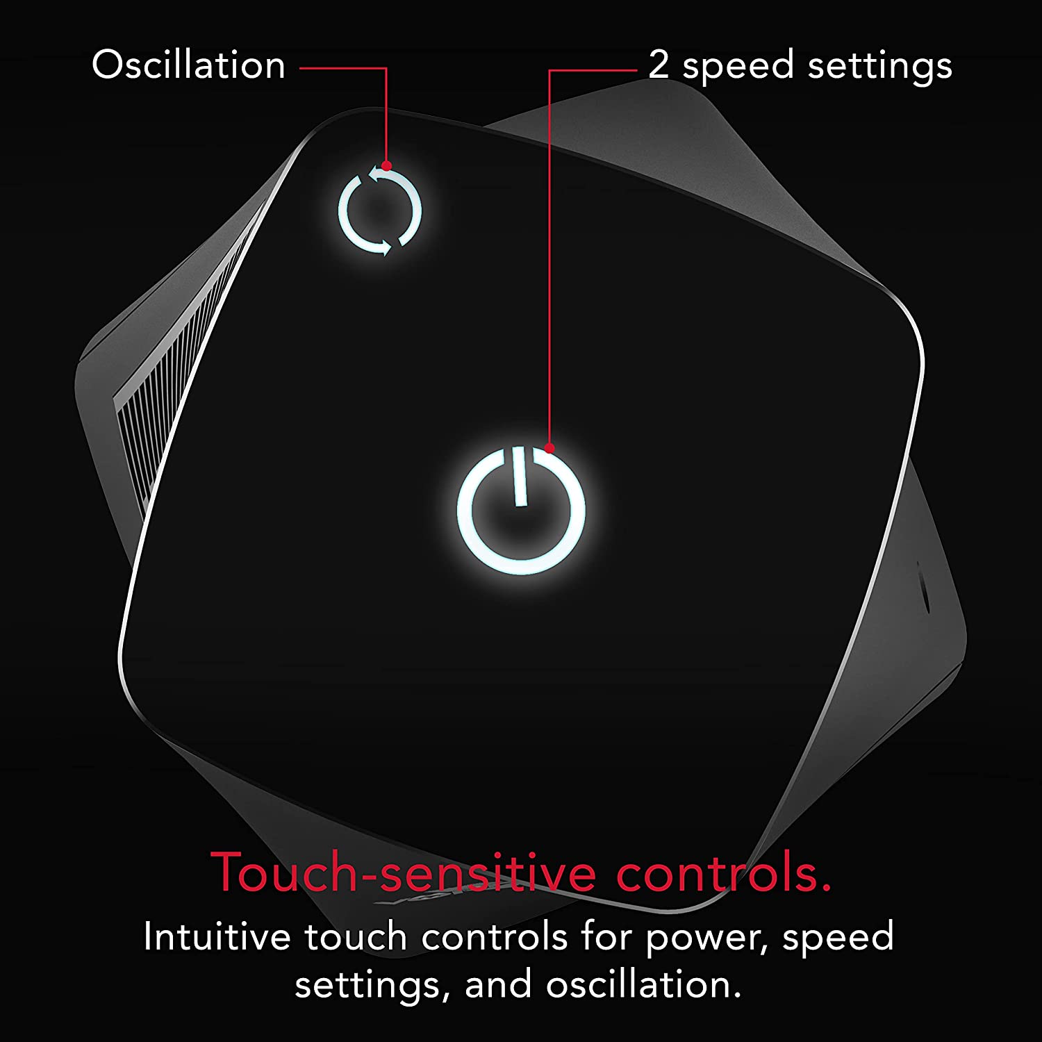 Vornado HELIX2 Personal Tower Fan, Retail Box, FOB KS