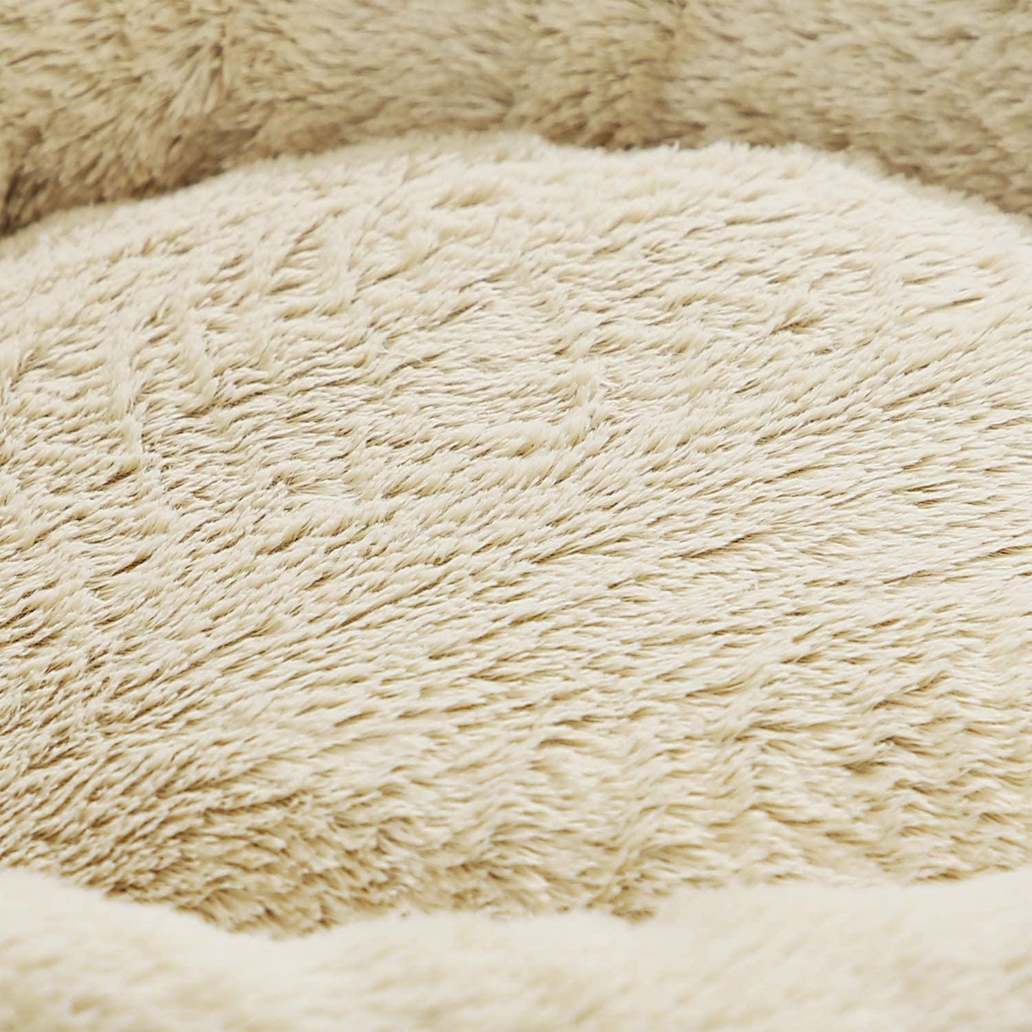 Feandrea Plush Dog/Cat Bed, Assorted Sizes, Grey, FOB KS