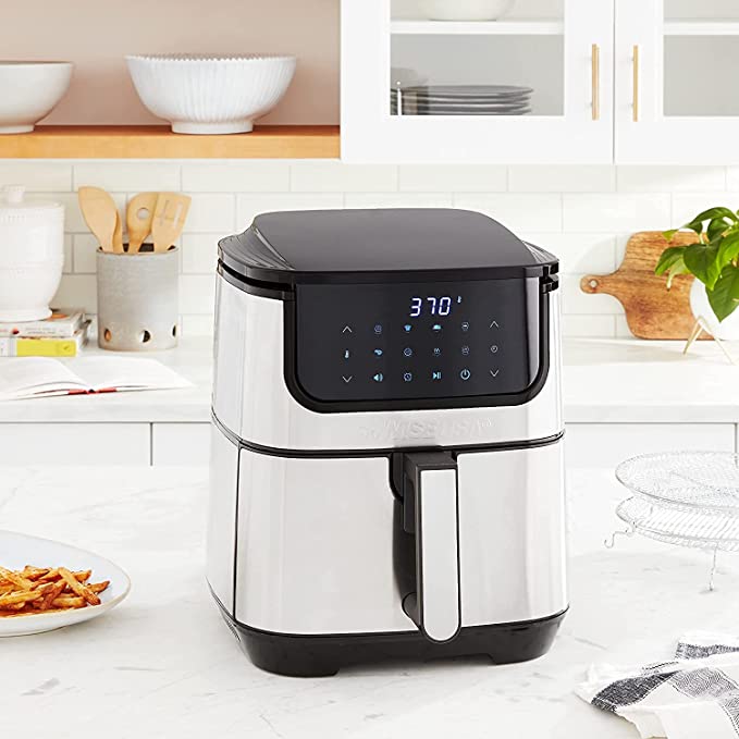 GoWISE USA 7-Quart Air Fryer & Dehydrator Max Steel XL, FOB KS