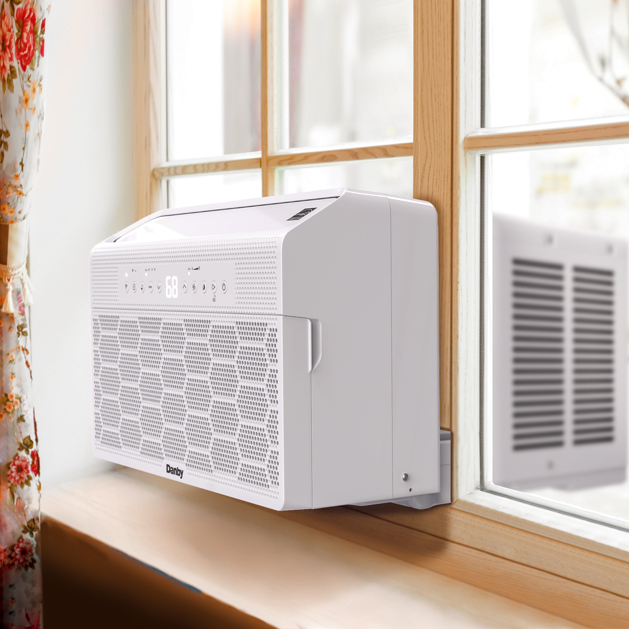 Danby DAC080B6IWDB-6 8,000 BTU U-Shaped Inverter Window Air Conditioner-Factory Refurbished
