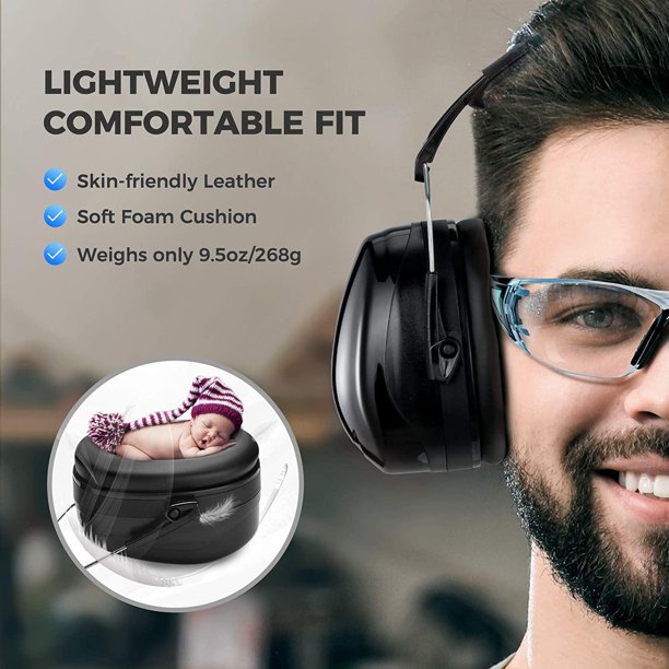 Mpow NRR 28dB Noise Reduction Safety Ear Muffs, FOB KS