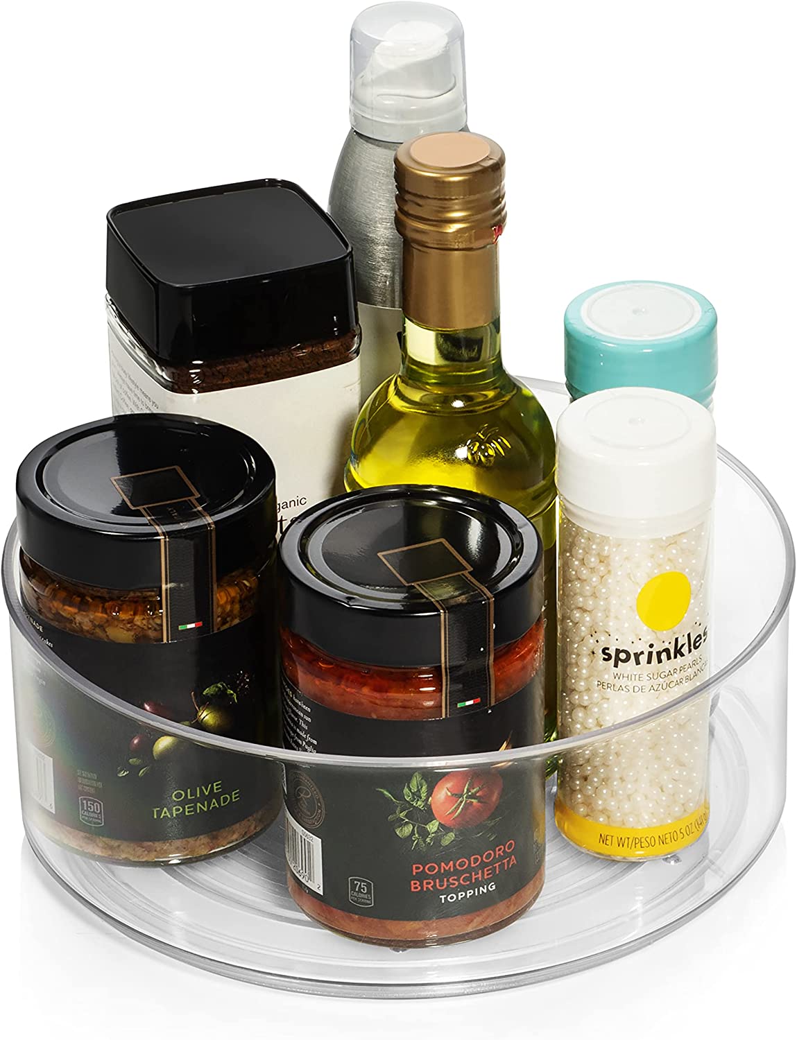 ClearSpace Plastic Lazy Susan Cabinet Organizer, FOB KS