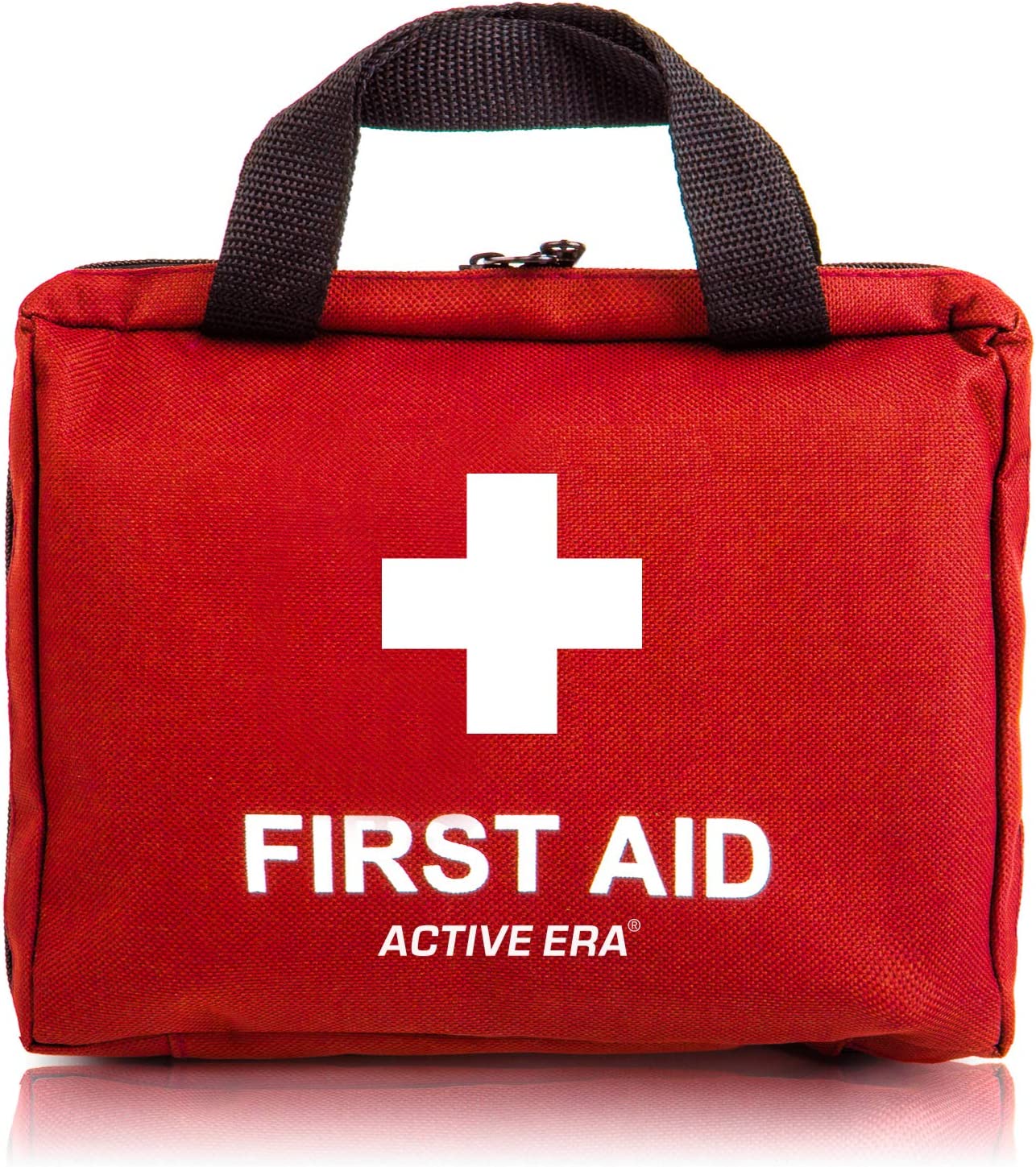 Active Era Premium First Aid Kit [90 Pieces] Essential First Aid Kit for Camping, Hiking, Office with Medical Supplies and Handle, FOB KS