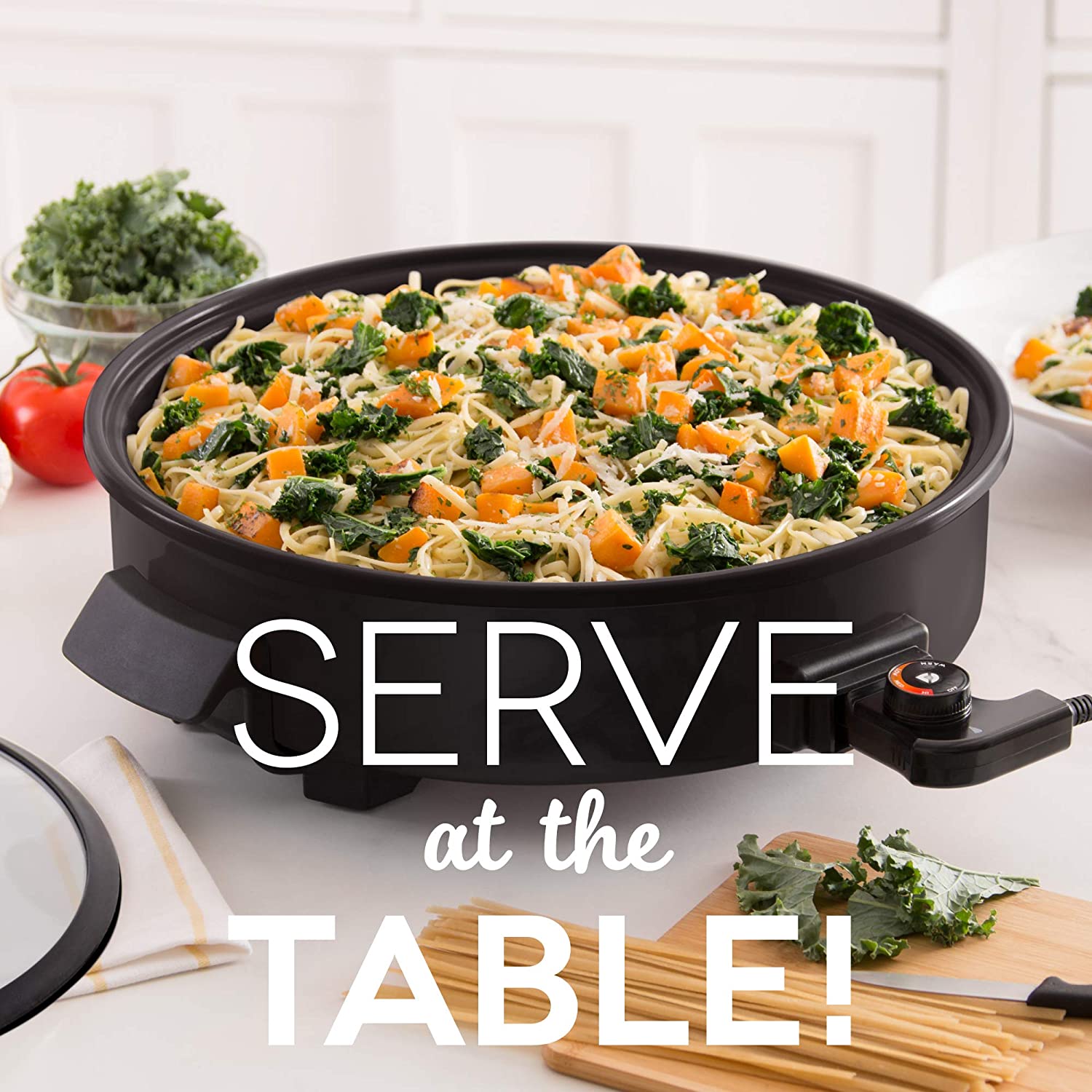 Dash Family Size Skillet, 14 inch wide, 2.5 inch deep, Assorted Colors, FOB KS