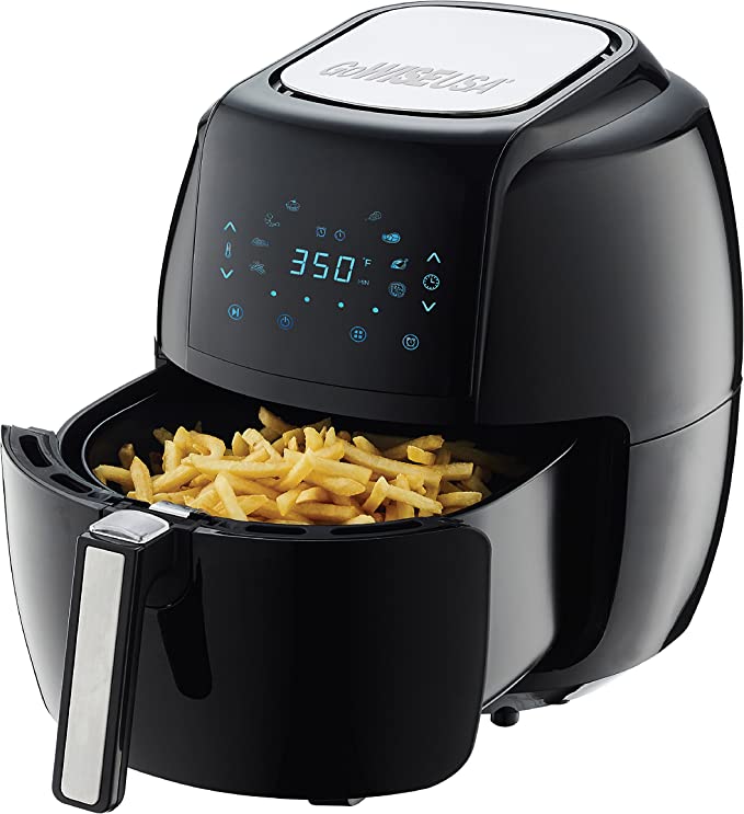 GoWISE USA 1700-Watt 5.8-QT 8-in-1 Digital Air Fryer with Recipe Book, FOB KS