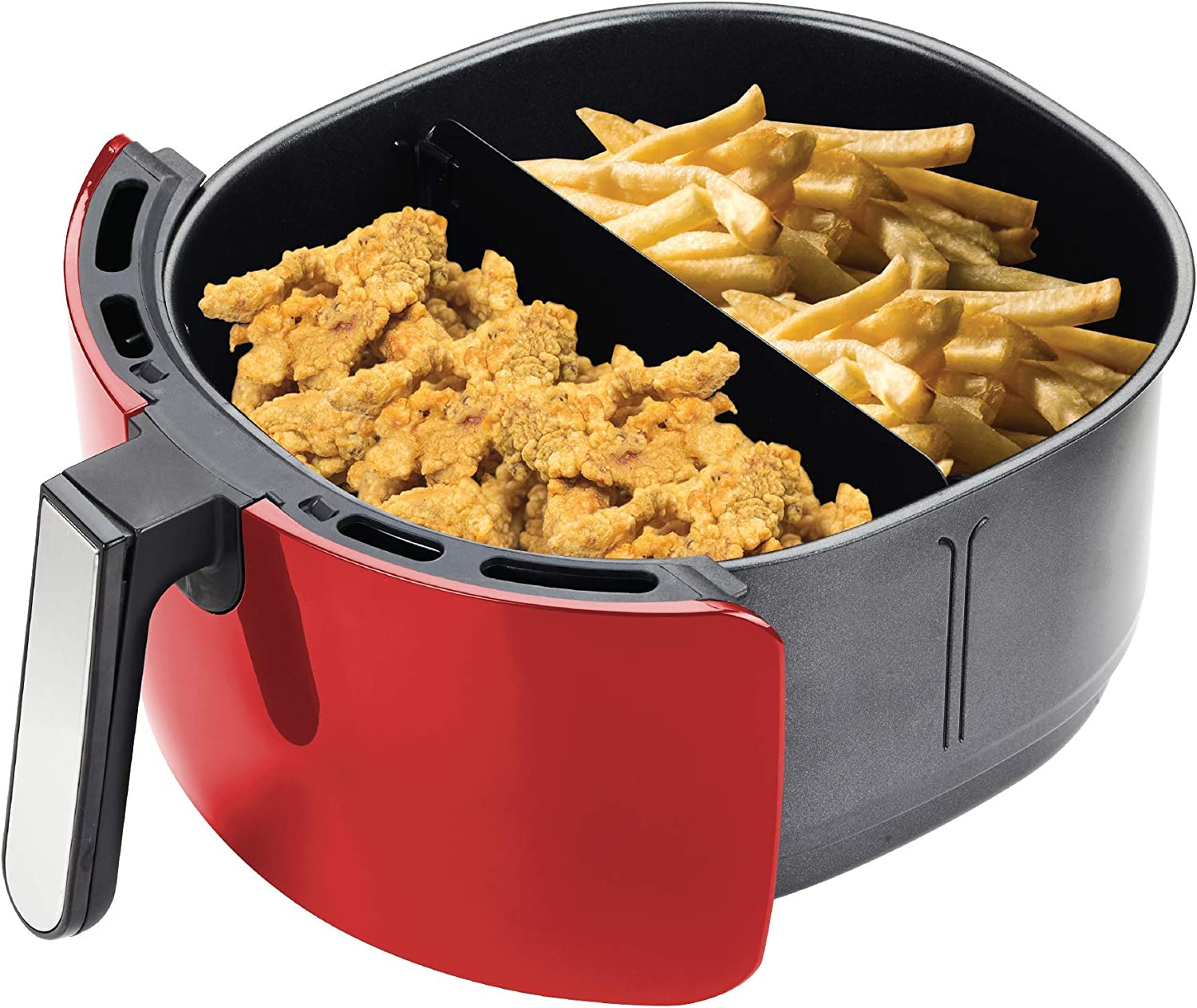GoWISE USA 7-Quart 8-in-1 Digital Air Fryer with Recipe Book, 7.0-Qt, Red, FOB KS