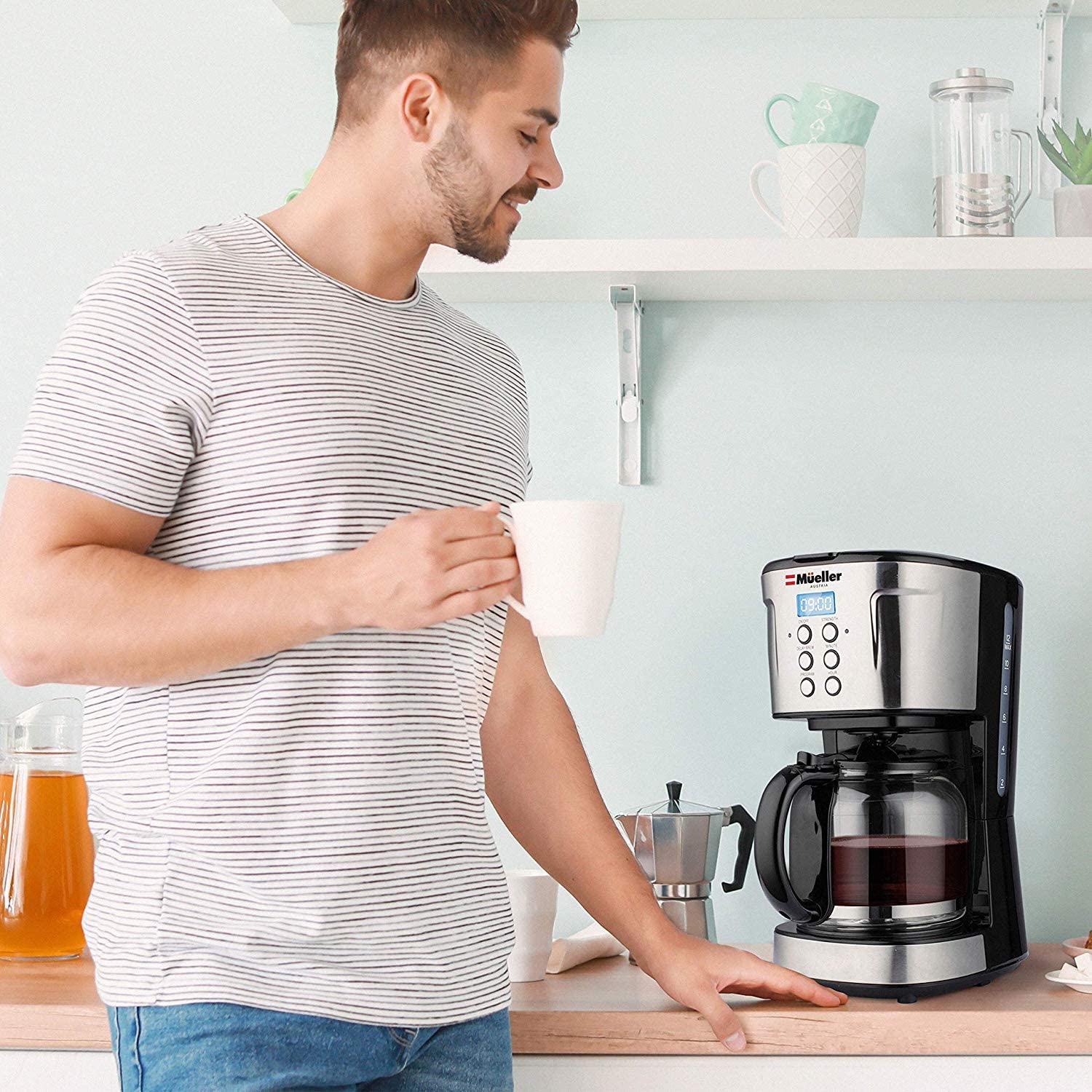 Mueller Ultra Coffee Maker, 12-Cup, FOB CA