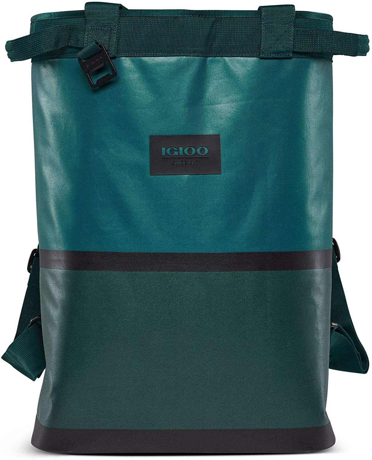 Igloo Reactor Portable 46 Can Cinch Backpack Cooler Bag, Deep Teal, Plain Brown Box, FOB KS