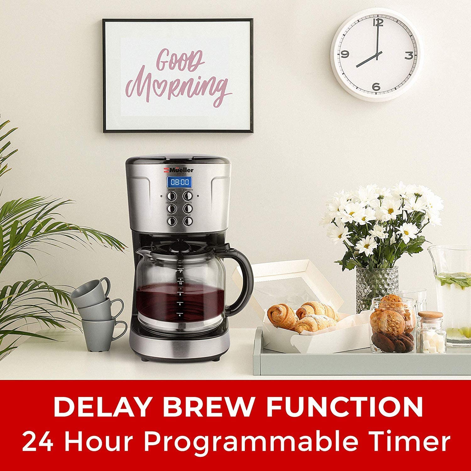 Mueller Ultra Coffee Maker, 12-Cup, FOB CA