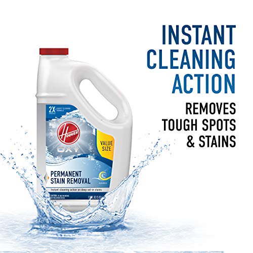 Hoover Oxy Deep Cleaning Carpet Shampoo, Concentrated Machine Cleaner Solution, 116oz Formula, White, FOB KS