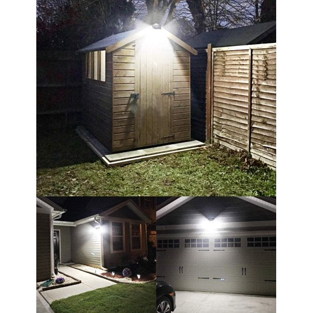 Litom Solar Motion Sensor Lights, Super Brightness, IP65 Waterproof, for Home Security, Front Door, Yard, Garage, Deck, Outdoor, Cool White, FOB KS