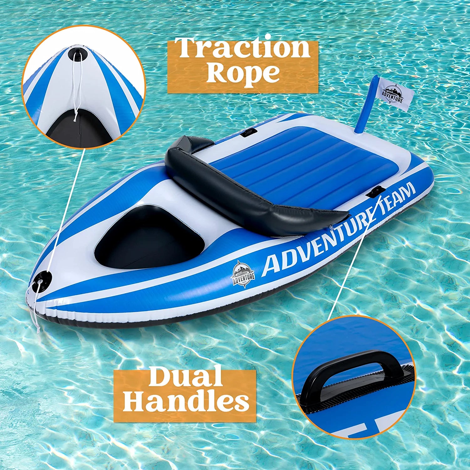 Sloosh Giant Inflatable Boat Pool Float Raft, FOB KS