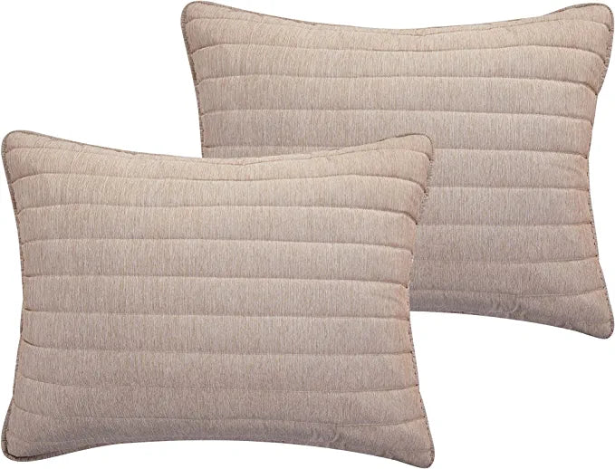 Perry Ellis Portfolio 3 Piece Quilt Set Taupe, FOB KS