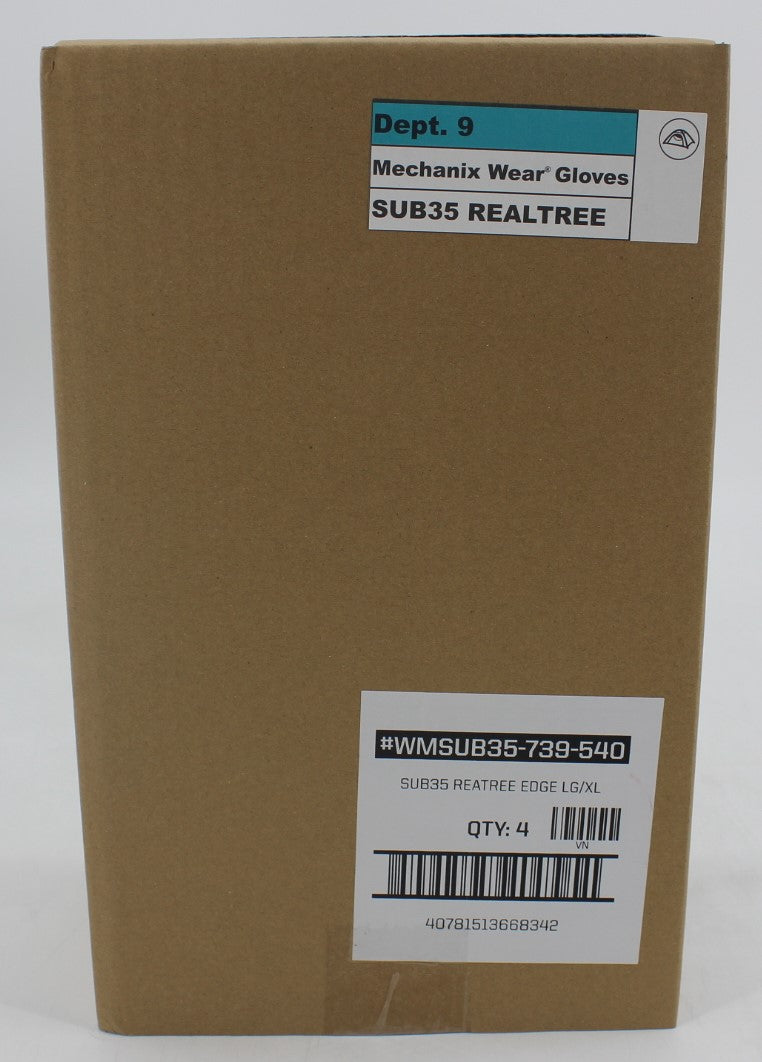 Winter Work Gloves Sub35 Realtree Edge, Size LG/XL