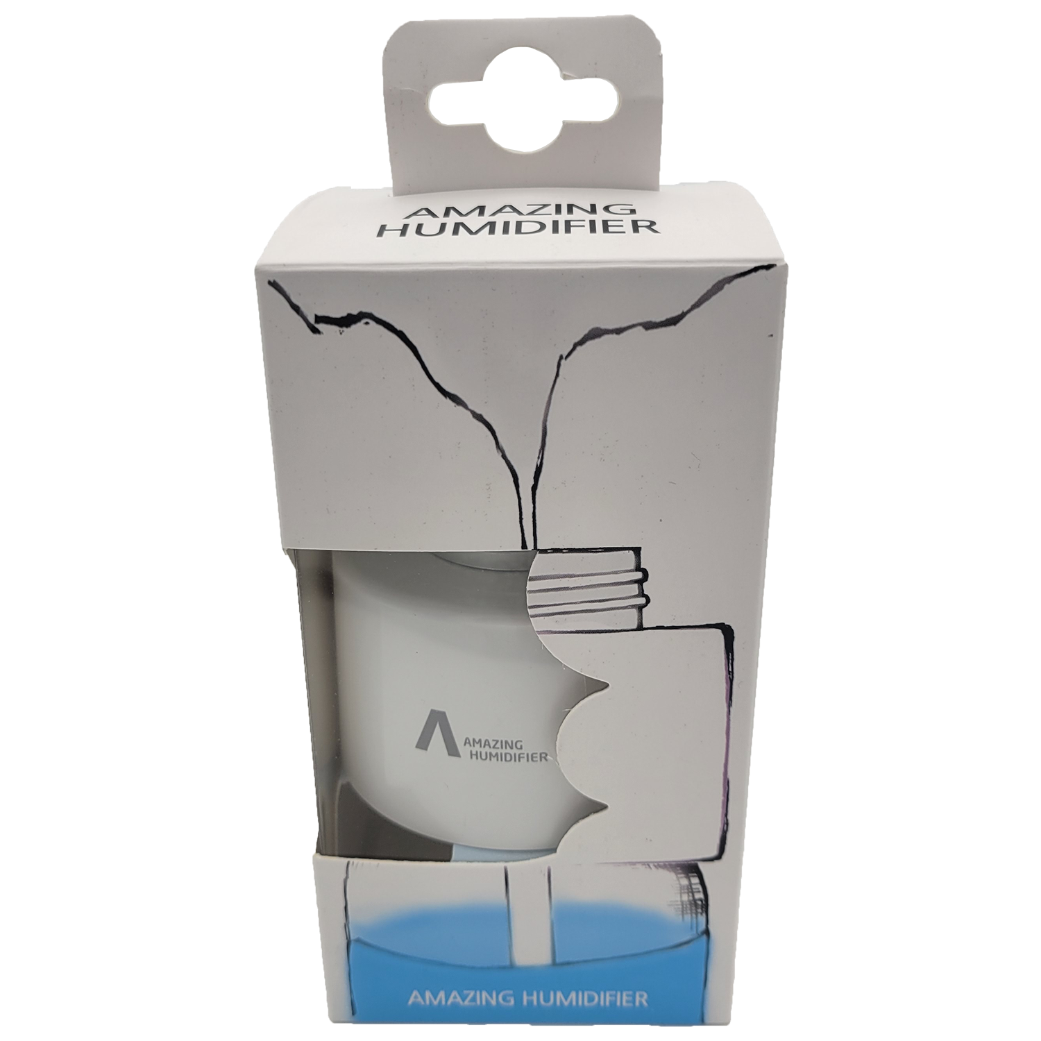 Portable USB Humidifier Moist Mister Air Cleaner White, Blue, and Pink, FOB KS