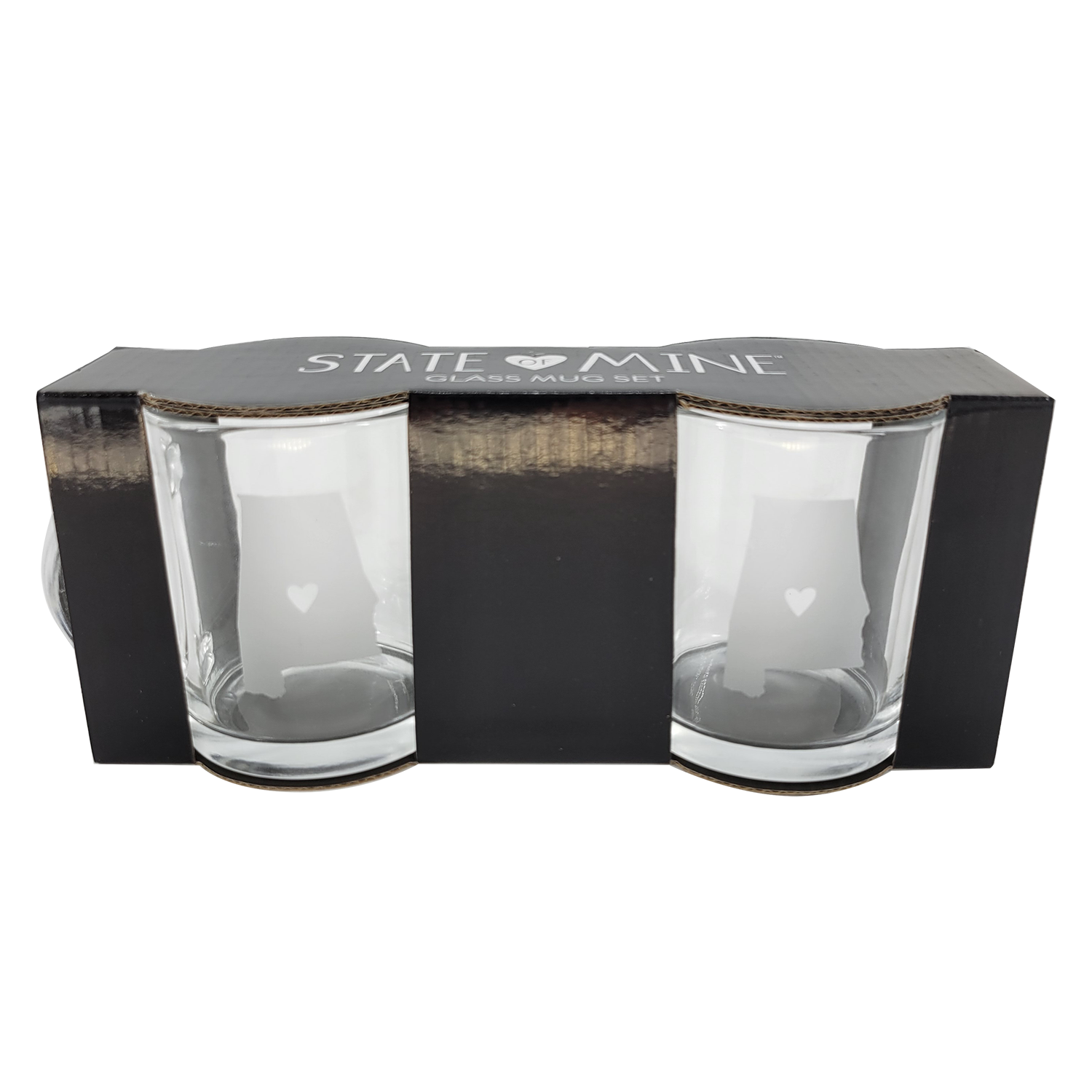 State of Mine Glass Mugs (Multiple Styles), Retail Box (2-Glass Set), FOB KS