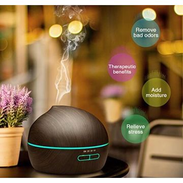 VicTsing Cool Mist Humidifier Ultrasonic Aroma Essential Oil Diffuser, Retail Box, FOB KS