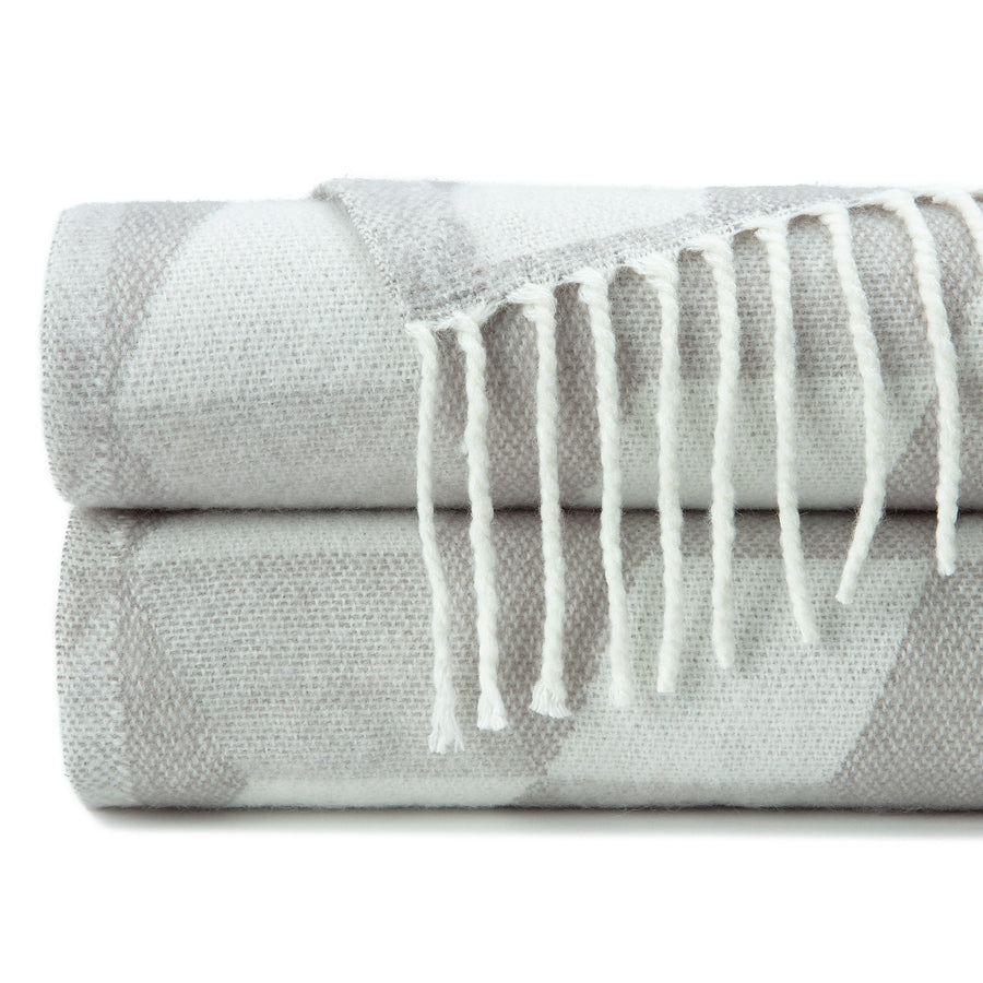 Chanasya Geometric Cube Fringe Throw Blanket, FOB KS