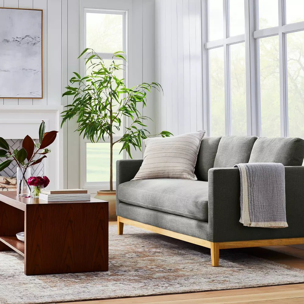 Threshold Woodland Hills Wood Base Sofa designed with Studio McGee, FOB KS