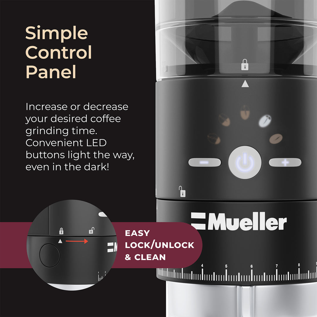 Mueller Ultra-Grind Conical Burr Coffee Grinder, FOB KS