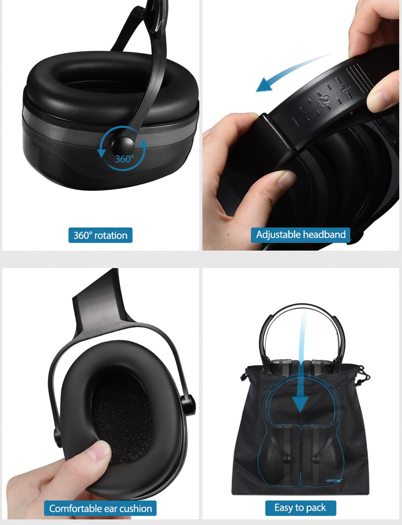 Mpow Noise Reduction Safety Ear Muffs, FOB KS