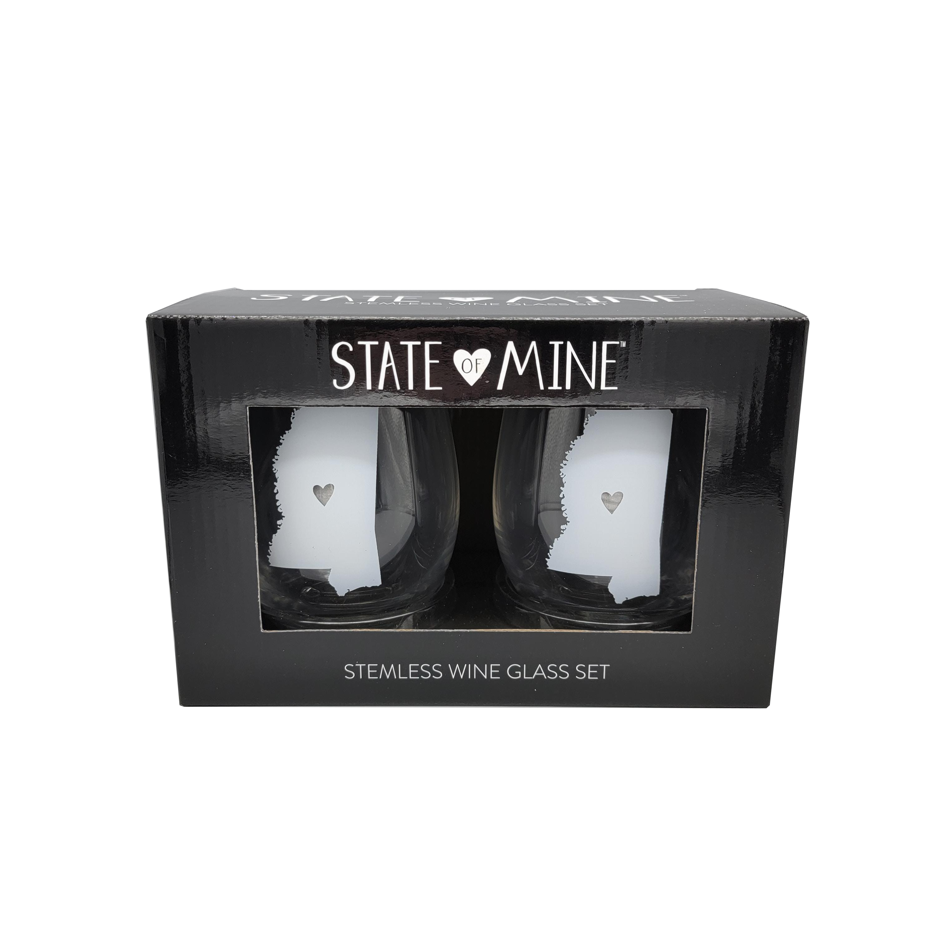 State of Mine Wine Glasses (Multiple Styles), FOB KS