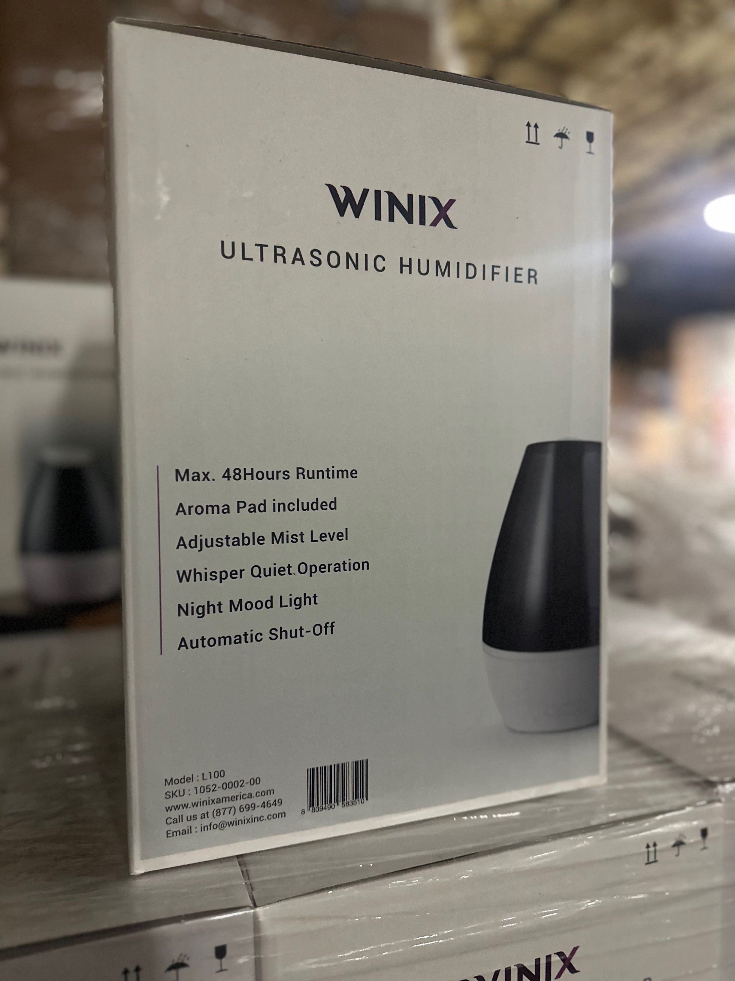Winix Ultrasonic 1 Gallon Cool Mist Humidifier with Essential Oil Tray