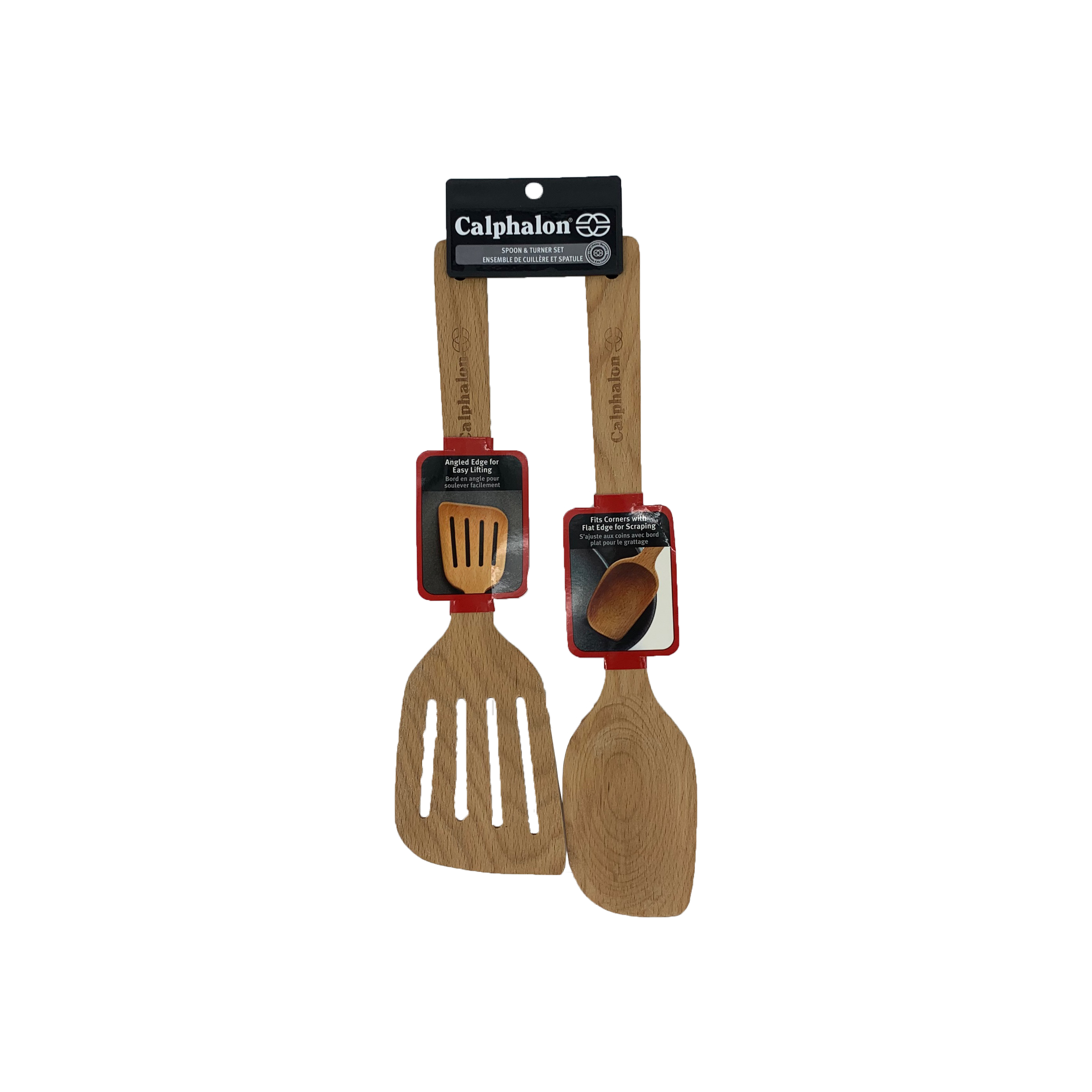 Calphalon 2-Piece, Wood Spoon & Turner Set, FOB KS
