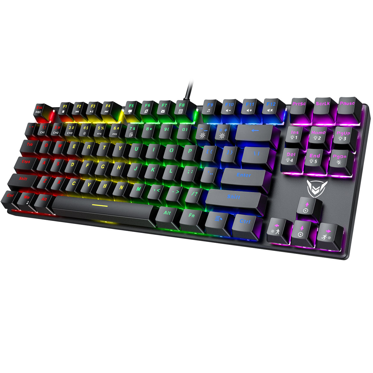 PICTEK Mechanical Gaming Keyboard With Blue Switches-Black, FOB KS