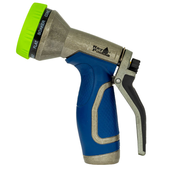 Ray Padula PRO Ultra Heavy-Duty Metal Rear Trigger 8-Pattern Hose Nozzle, FOB KS