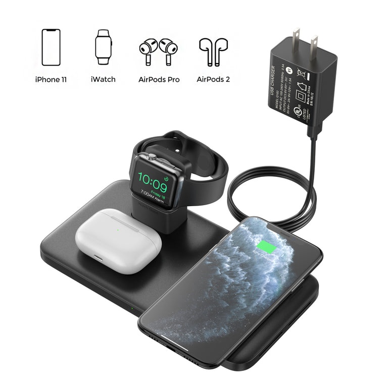 Seneo WaveMat 3-in-1 Wireless Charging Station, FOB KS