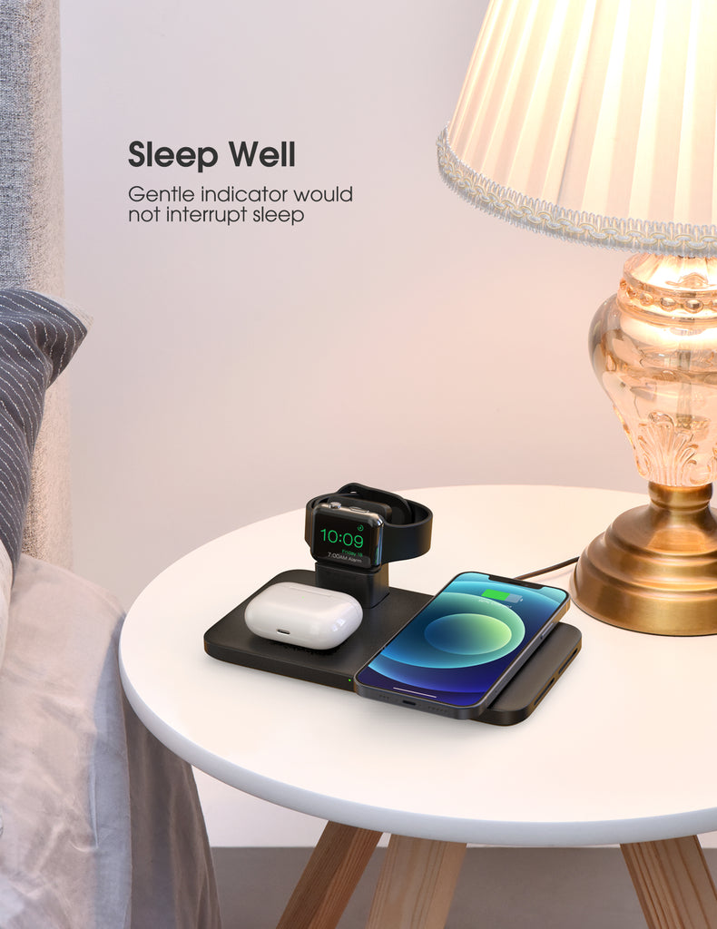 Seneo WaveMat 3-in-1 Wireless Charging Station, FOB KS