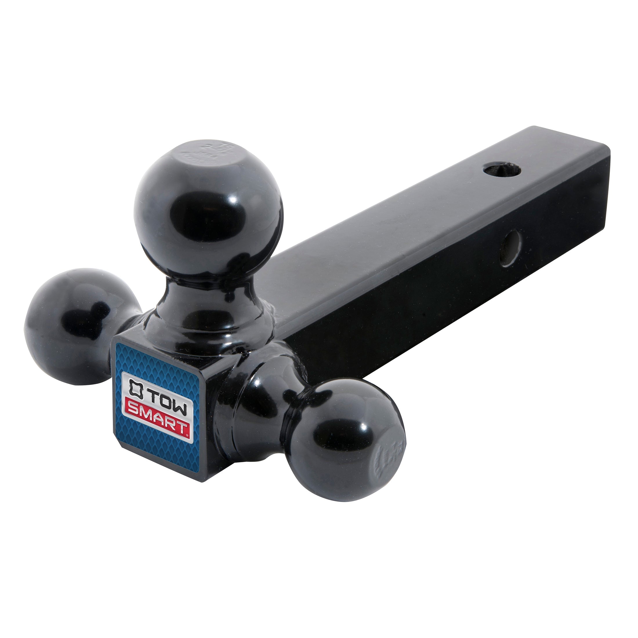 TowSmart Automotive Hitch Towing Trailer Hitch Tri-Ball Mount for 1-7/8, 2 and 2-5/16 Balls, Rated up to 10,000 lbs