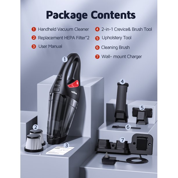 Hommak Handheld Cordless Vacuum Cleaner, FOB KS