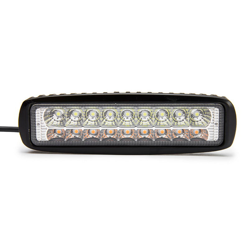 Pilot Automotive PLV-9781 LED Light Bar, Rectangular, Dual, 6-in.