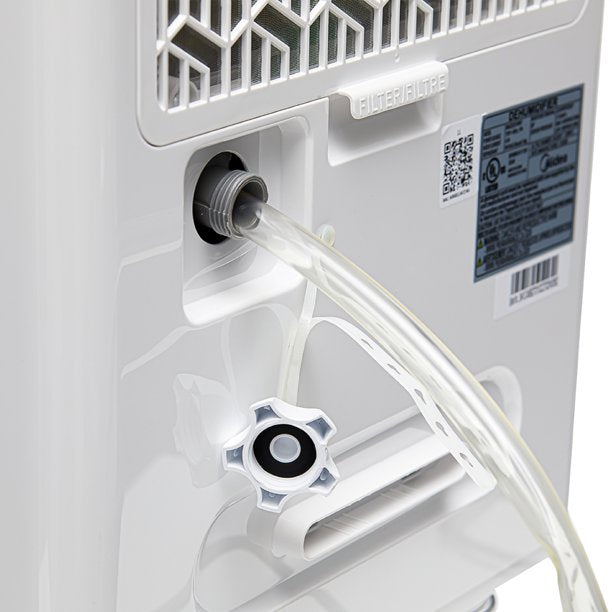 Midea EnergyStar 22-Pint Smart Dehumidifer, White, Factory Refurbished, FOB KS
