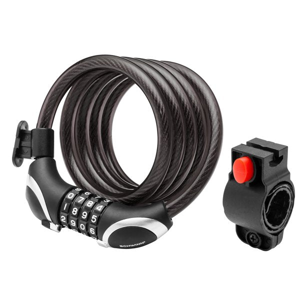 Schwinn SW78502-3 Combo Lock with Light, 12mm, FOB KS