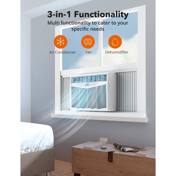 TaoTronics 10,000 BTU DOE Window Air Conditioner, FOB KS and CA