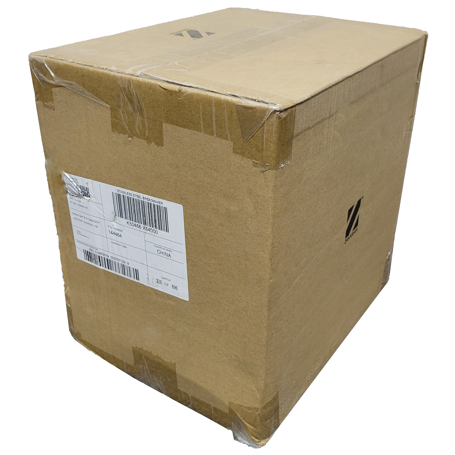 Zakarian Bread Maker, FOB KS