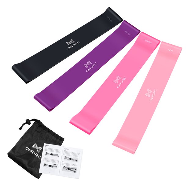 Omorc Resistance Bands, 4 Resistance Levels, FOB KS