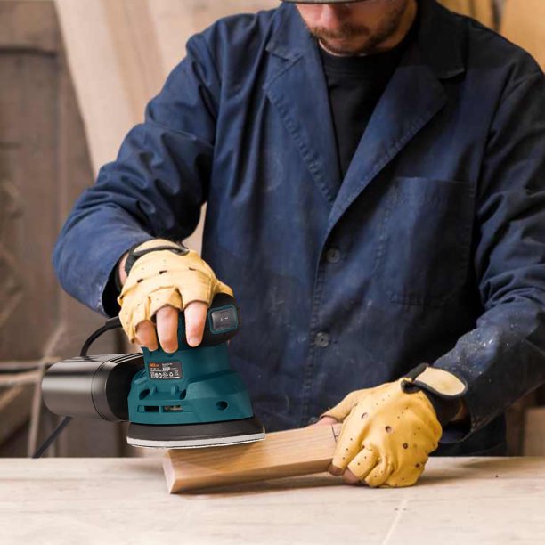 TACKLIFE Classic Mouse Detail Sander, Blue, FOB KS
