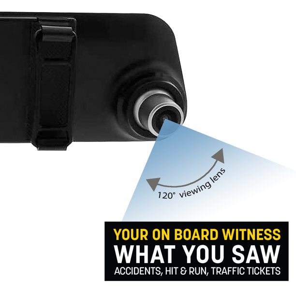 Pilot Automotive Rearview Mirror Dash Camera, FOB KS