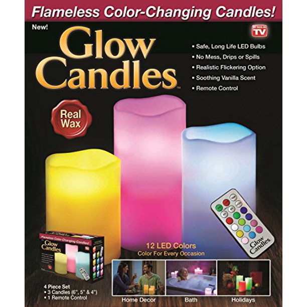 As Seen on TV Glow Candles, Factory Refurbished, FOB KS