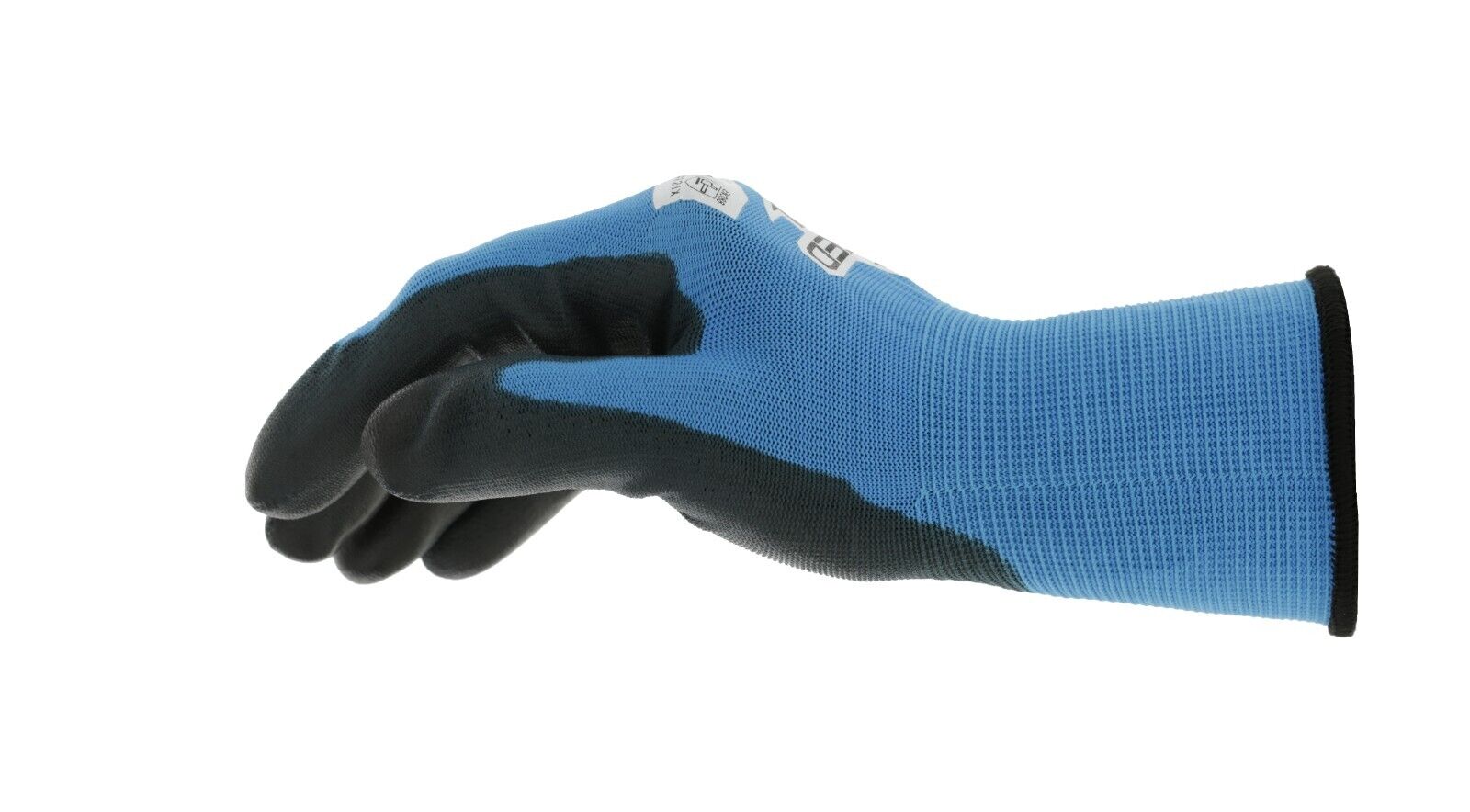 Mechanix Wear Polyurethane Coated Work Gloves, Blue, 9.19 in long, 15 Ga thick, Nylon, 12 Pair in a pack (SM, MD, L, XL, XXL)