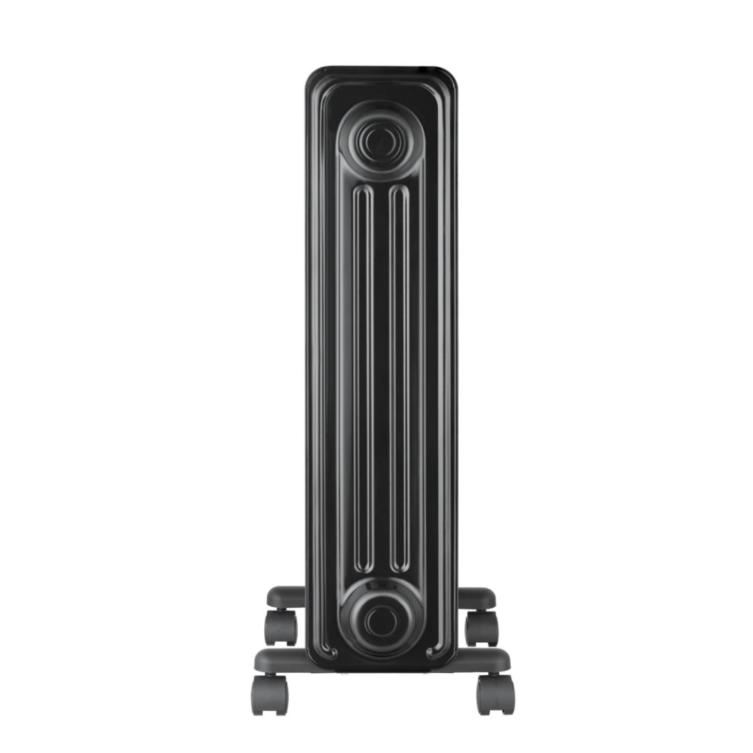 1500-W Electric Oil Filled Radiator Space Heater, Black