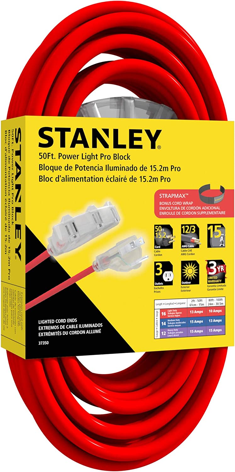 Stanley 50 ft. Power Light Pro Block