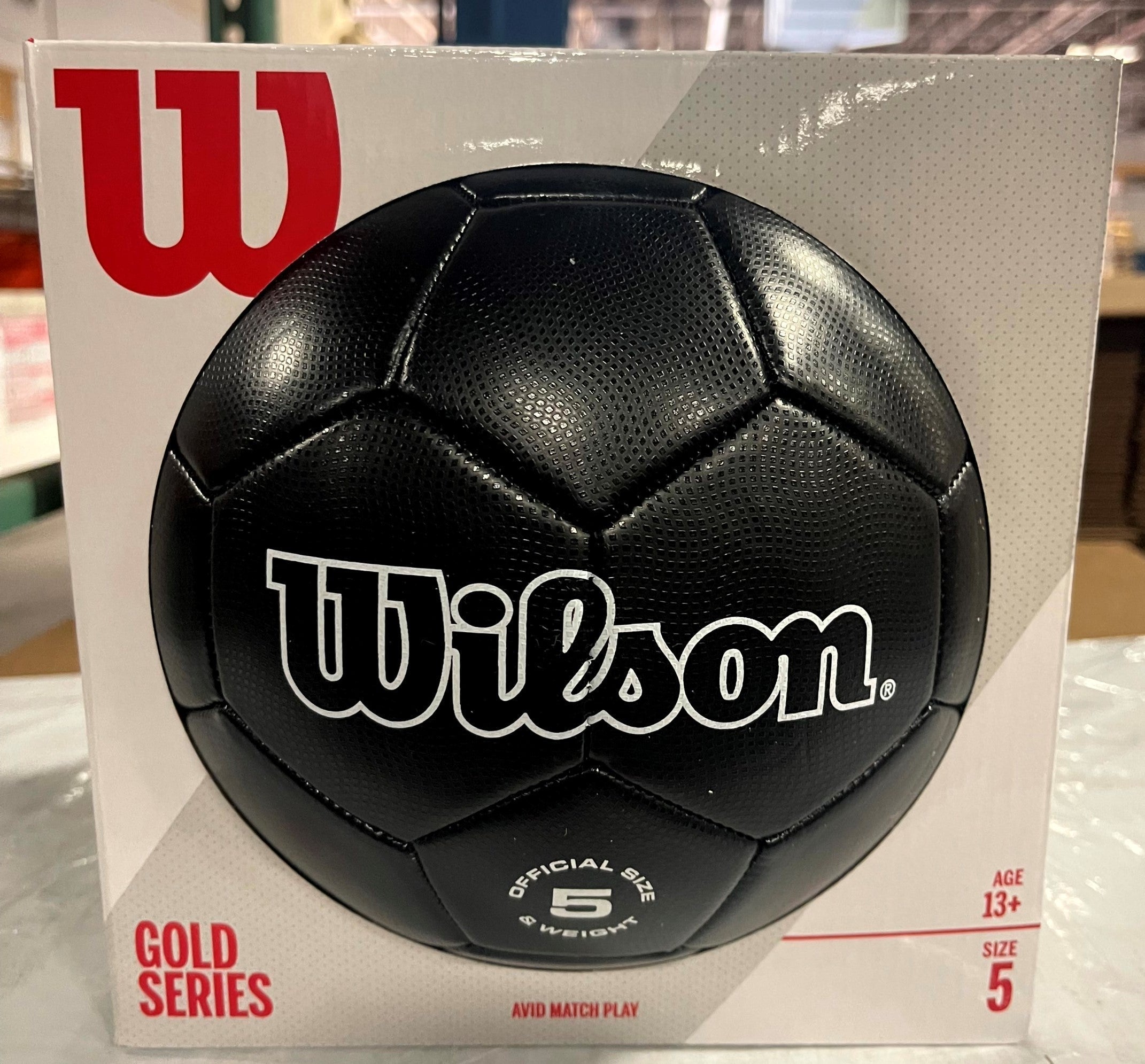Wilson Traditional Soccer Ball - Black, Size 5