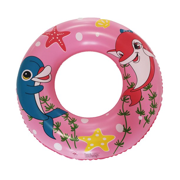 Aleko Deluxe Inflatable Pool Floats, Tropical Destination, Set of 4, FOB KS