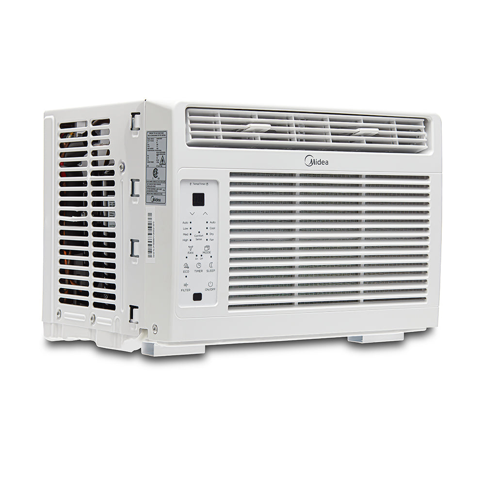Midea 5,000 BTU ComfortSense Room Air Conditioner, White, FOB KS